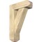Ekena Millwork Traditional Craftsman Rough Sawn Bracket w/ Offset Brace, Douglas Fir, 8"W x 24"D x 36"H BKT0806X24X36TRA04RDF - alternate 1